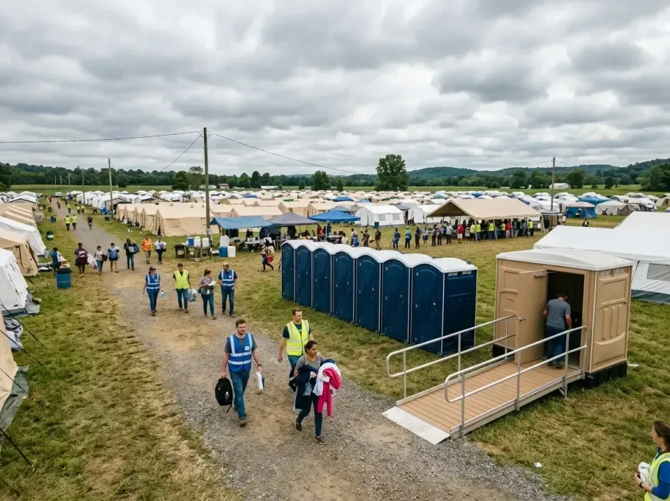 disaster-relief-camp-restrooms-010 — frequently asked questions, Dumpster & Portable Bathrooms Rental in Commercial Point, OH